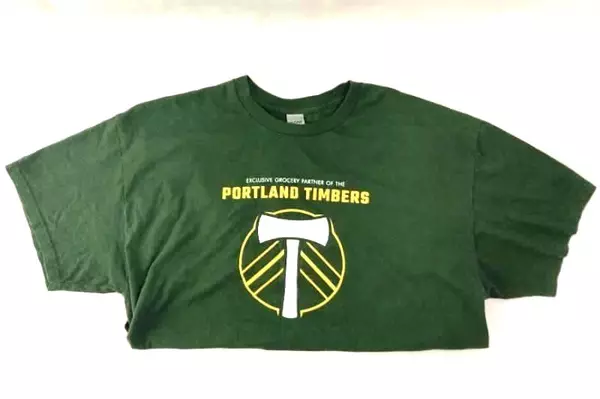 Portland Timbers T-Shirt XL Green Gildan Soccer MLS Exclusive Partner