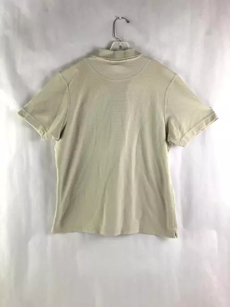 Vantage Linfield College Women's Polo Shirt MD Cream Textured Pre-owned