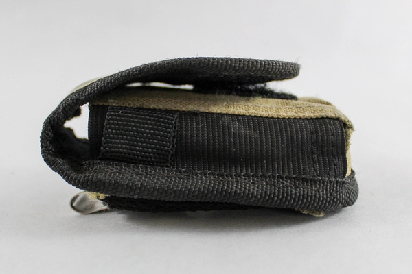 Vintage Lot of 2 Cummins Flip Cellphone Belt Cases Black & Khaki Tan Holder