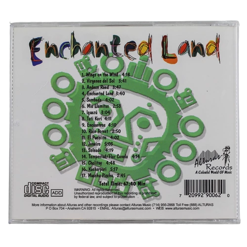 Alturas Enchanted Land Music CD Pre-Owned Untested Alturas Records