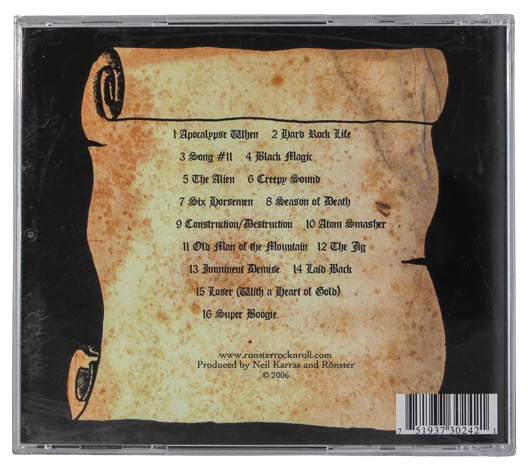 Ronster Rock and Roll Music CD 2006 by Neil Karras - Pre-Owned, Untested