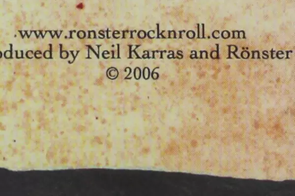 Ronster Rock and Roll Music CD 2006 by Neil Karras - Pre-Owned, Untested
