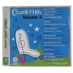 Country Hits Volume 5 CD - Karaoke, Broken Case, Untested, Sold As Is