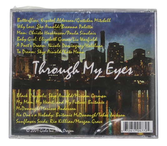 Through My Eyes Deep Roots 2009 Girls Inc. Sealed Music CD - Inspiring Songs