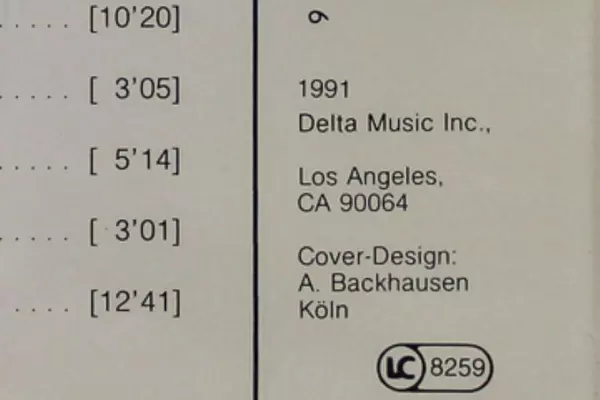 Meditation Classical Relaxation Music CD 1991 Delta Music Pre-Owned