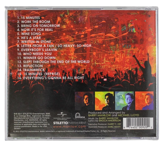 Barry Manilow 15 Minutes Fame Can You Take It CD Pre-Owned 2011