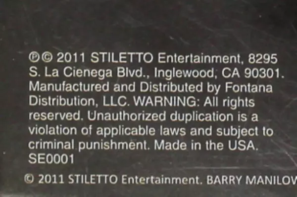 Barry Manilow 15 Minutes Fame Can You Take It CD Pre-Owned 2011