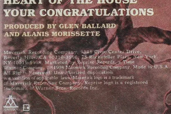 Alanis Morissette Supposed Former Infatuation Junkie CD 1998 - Pre-Owned