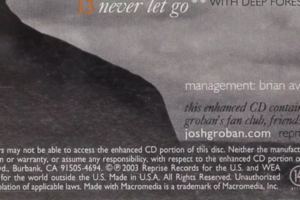 Josh Groban Closer CD 2003 Reprise Records Pre-Owned Music Album