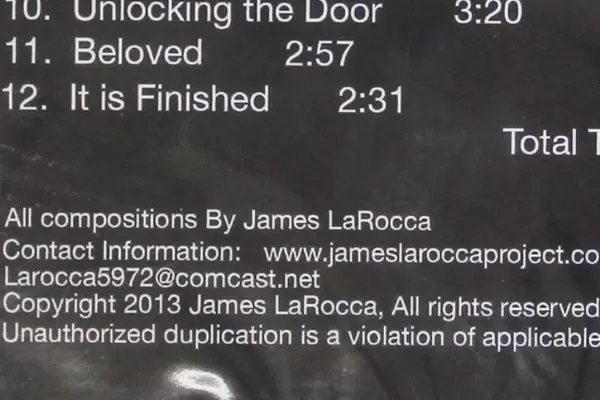 James Larocca Project Enbrightened Borders CD 2013 Sealed Pre-Owned