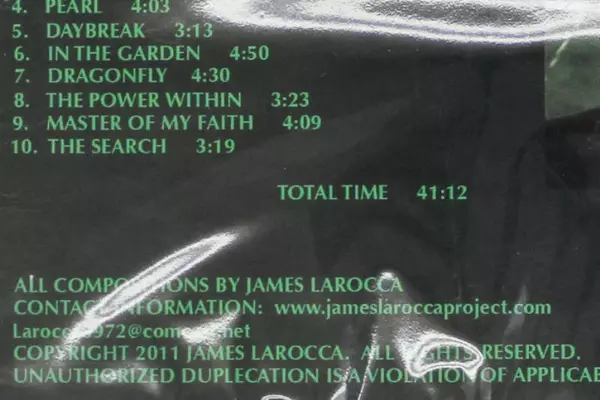 James Larocca Project The Wishing Well Audio CD 2011 New & Sealed Music