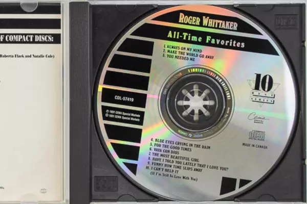 Roger Whittaker All Time Favorites CD 10 Best Series 1991 EMI Pre-Owned