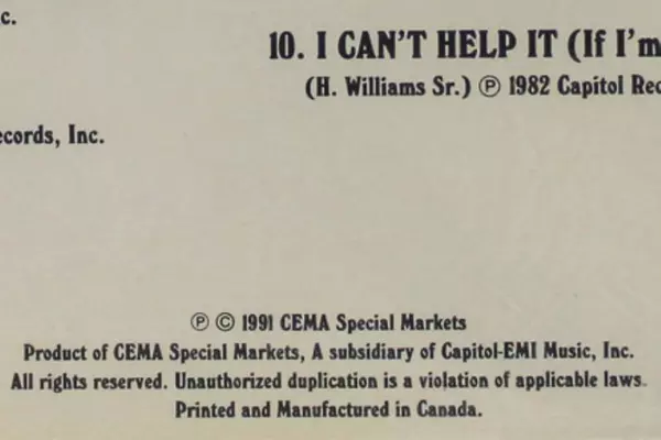 Roger Whittaker All Time Favorites CD 10 Best Series 1991 EMI Pre-Owned