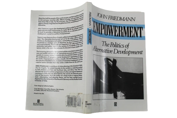 John Friedmann Empowerment Alternative Development Book Pre-Owned 1998
