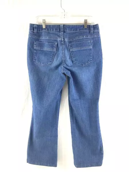 Christopher & Banks Women's Cropped Jeans Size 4 Short Dark Wash Good Condition