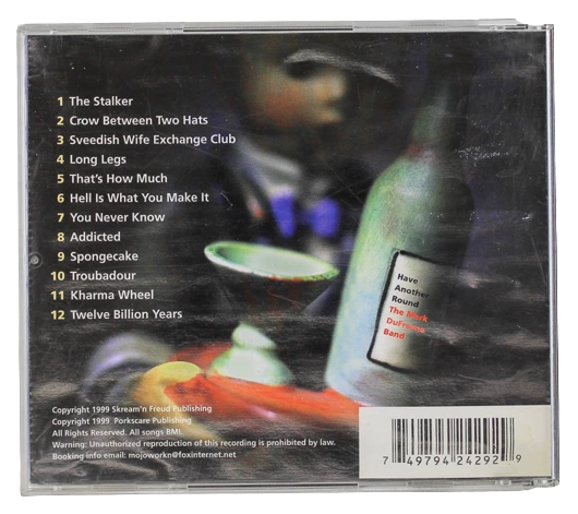 The Mark DuFrense Band Have Another Round CD Signed Pre-Owned Cracked Case