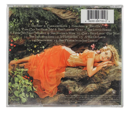 Charlotte Church Enchantment Audio Music CD Disc 2001 Sony Entertainment
