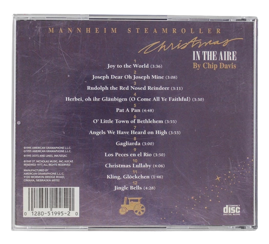 Mannheim Steamroller Christmas In The Aire CD 1995 American Gramaphone
