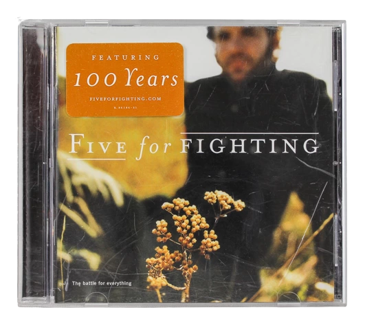 Five For Fighting The Battle For Everything CD 2004 Cracked Case As Is