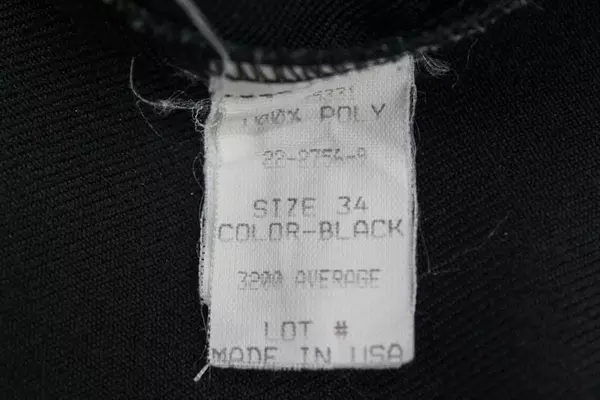 Sasson Women's Black Slacks Pants Size 34 Elastic Waist Good Pre-Owned Condition