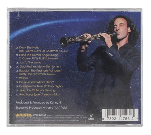 Kenny G Wishes A Holiday Album CD 2002 Arista Records Pre-Owned Music