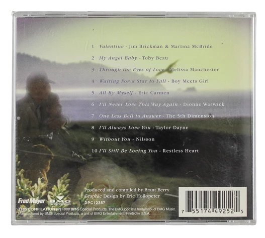 Loved Ones Jim Brickman Martina McBride CD 1999 BMG Pre-Owned