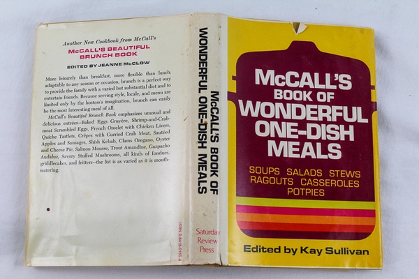 McCall's Wonderful One-Dish Meals Cookbook HC by Kay Sullivan 1972