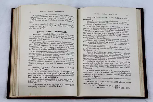 Antique Academic Arithmetic Book by Kennedy & O'Hearn, Pre-Owned Condition