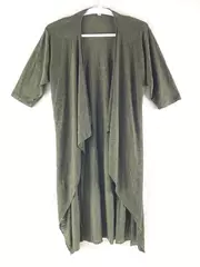 LuLaRoe Women's Dark Green Cardigan Sweater Size Small Open Front