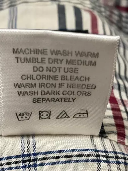 Key Men's Short Sleeve Plaid Shirt LR Red Black Tan - Pre-Owned Casual Wear