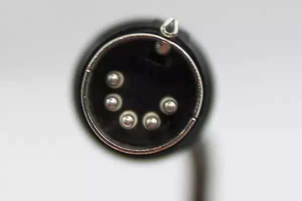 Cobra Electret Condenser Microphone 1000 Ohm Black Pre-Owned Untested 4"