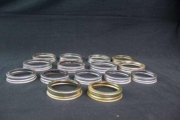 Lot of 15 Mason Jar Lids for Crafts DIY Home Wedding Decor Upcycle