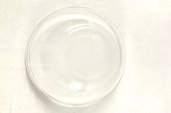 Pressed Clear Glass Mixing Bowl 6.5" Baking Dish - Good Condition