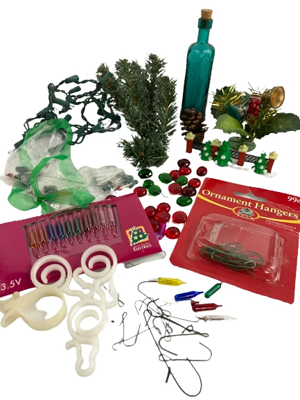 Lot of Christmas Decorations & Ornaments - Dept 56 Lights, Knick Knacks & More