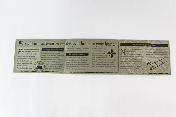 Lot of 8 Longaberger Paper Collectibles & Basket Care Instructions