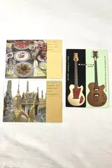 Lot of 3 Vintage Mercury Guitars Postcards - Unused Collectors' Item