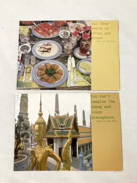 Lot of 3 Vintage Mercury Guitars Postcards - Unused Collectors' Item