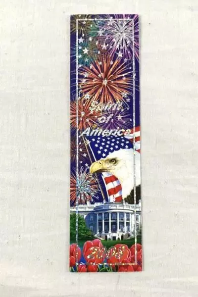 Lot of 3 Vintage DAV Bookmarks - Star Spangled Banner Gifts
