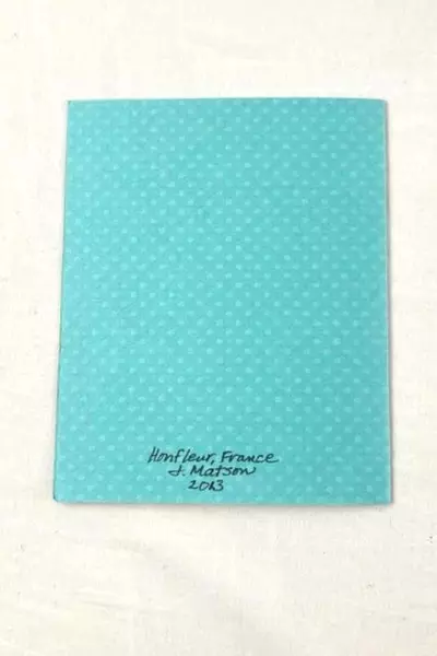 Multicolor Greeting Card Honfleur France 2023 Turquoise City Landscape