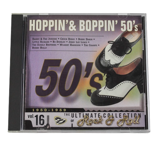 Hoppin' & Boppin' 50's Vol. 16 Audio CD 1950-1959 MCA Records - Pre-Owned