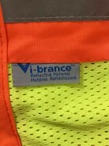 Lot of 2 Class 2 Safety Vests 2XL/3XL & Yellow Drawstring Bag - Open Road