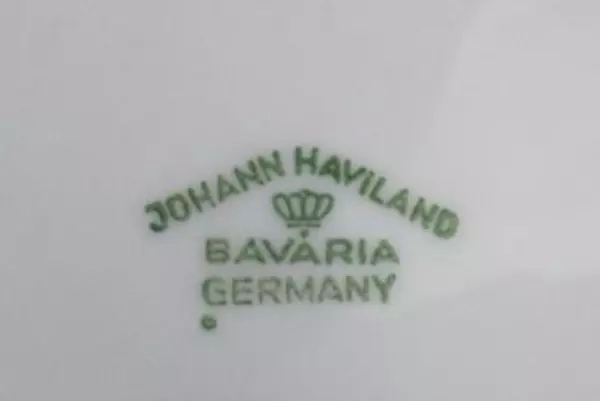 Lot of 3 Johann Haviland  Fruit Bowls Blue Garland 5.25 inch Bavaria