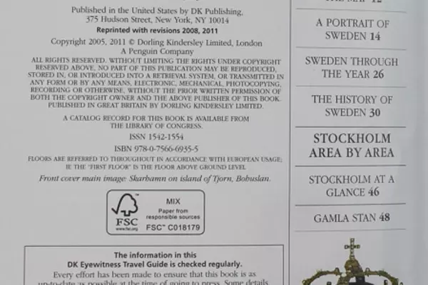 Sweden Eyewitness Travel Guide 2011 by DK Publishing - Pre-Owned Book