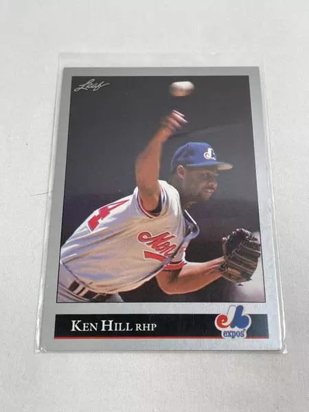 Lot of 2 Vintage 1992 Leaf Baseball Cards: Freeman & Hill RHPs