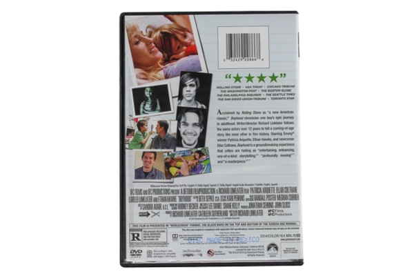 Boyhood DVD 2014 Ethan Hawke Patricia Arquette Rated R Pre-Owned As Is
