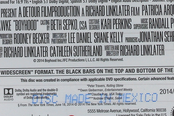 Boyhood DVD 2014 Ethan Hawke Patricia Arquette Rated R Pre-Owned As Is