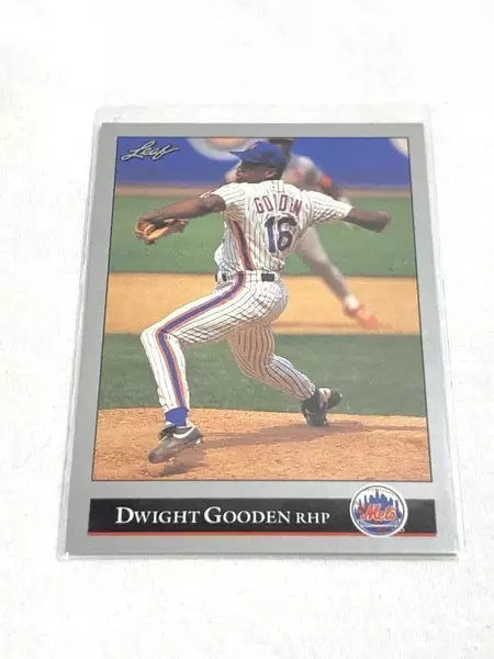 Vintage 1992 Leaf Dwight Gooden Baseball Card #112 New York Mets RHP