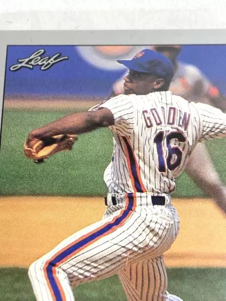 Vintage 1992 Leaf Dwight Gooden Baseball Card #112 New York Mets RHP