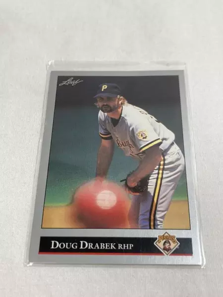 Vintage 1992 Leaf Doug Drabek Baseball Card #11 Pittsburgh Pirates