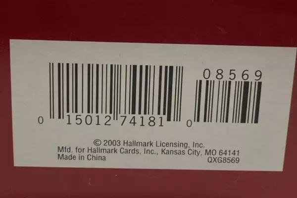 2003 Hallmark Keepsake Ornament The Decision Santa Gift or Coal QXG8569